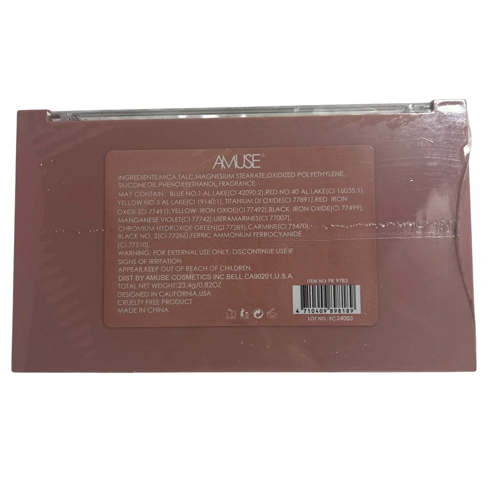 Amuse‎ Lovers Lane 18 Color Shadow Palette Matte Shimmer Glitter Brand New